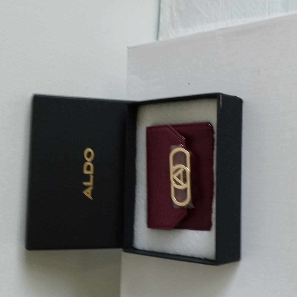 Aldo wallet purse PLUM color